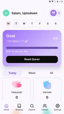 Quranly android App screenshot 0